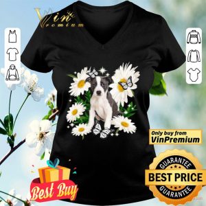 Pitbull Daisy flower Classic shirt