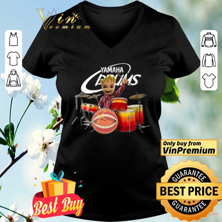 Baby Groot Playing Drum Yamaha Drums shirt