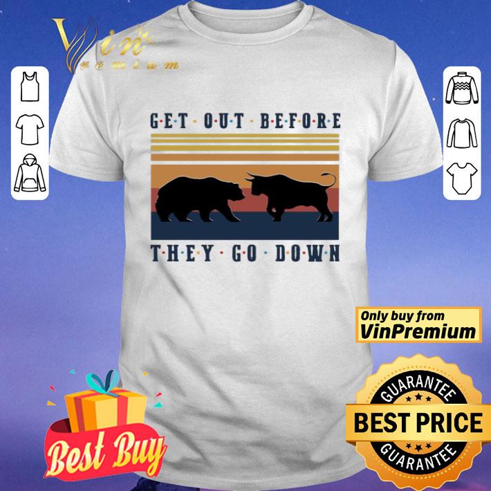 The Beer Vs The Buffalo Get Out Before They Go Down Vintage shirt