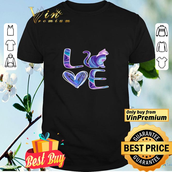 Love Cat Hologram shirt