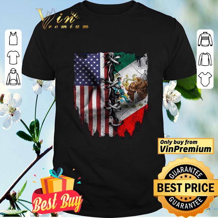 Flag American And Mexican Vintage shirt