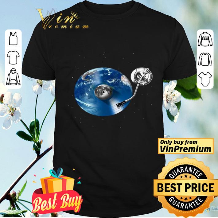 Disc Jockey Vinyl Earth shirt