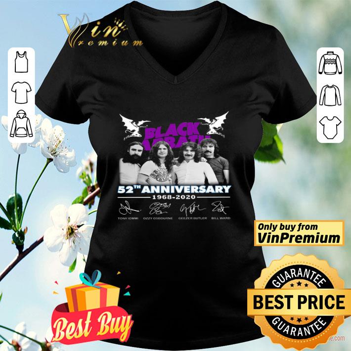 Black Sabbath 52Th Anniversary 1968 2020 Signature shirt