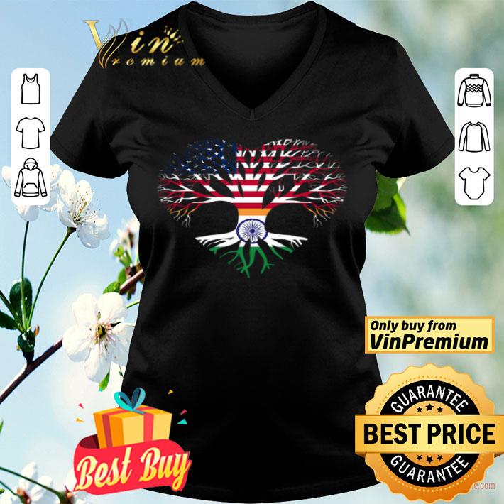 America India Flag Punjabis American Indian Roots Art shirt