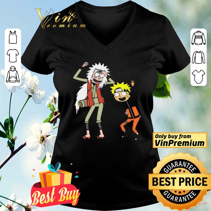 Rick And Morty Mashup Naruto And Jiraiya shirt