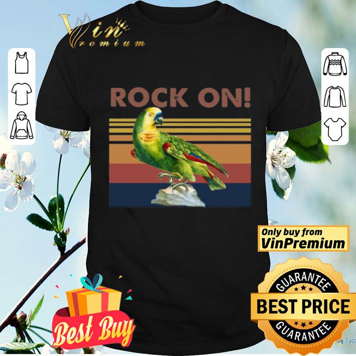 Parrot Rock On Vintage shirt