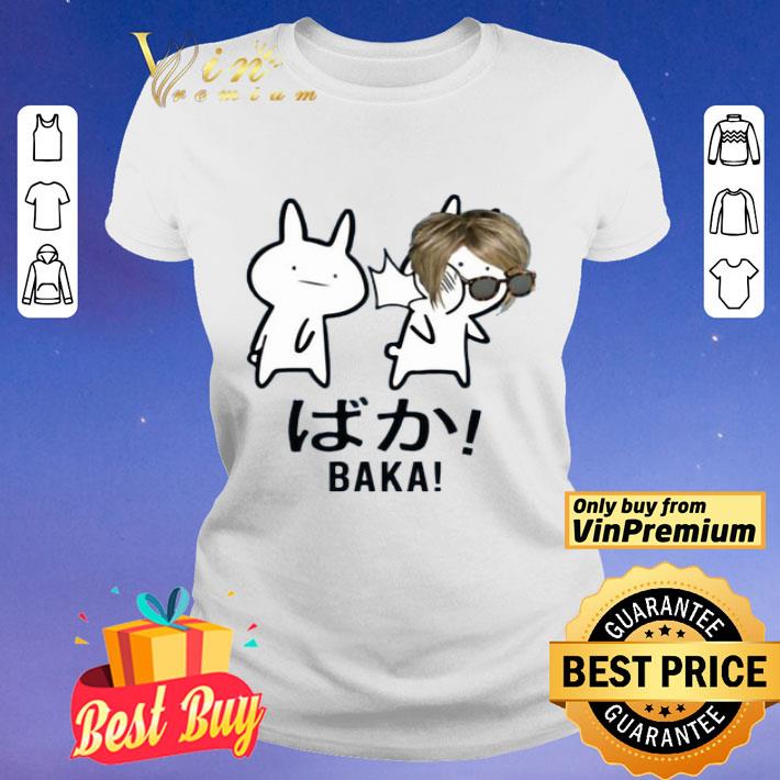 Baka Karen Rabbit Slap Anime Meme Snow-Flake American shirt