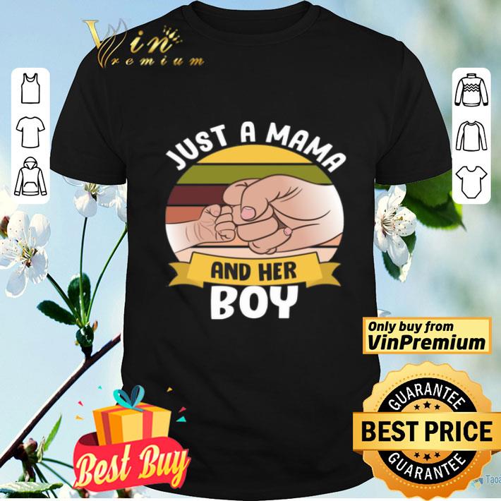 Vintage Just A Mama and Her Boy shirt