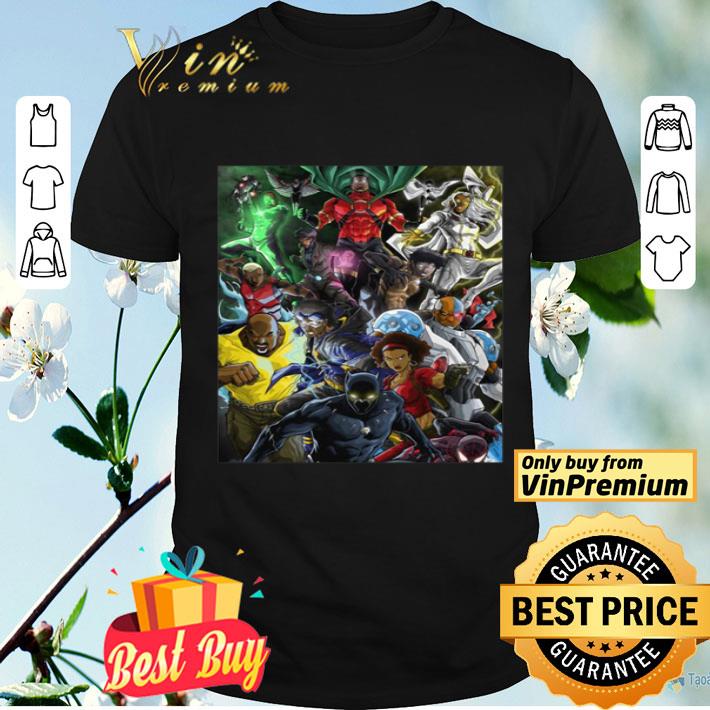 Superheroes of colour by Zack shirt