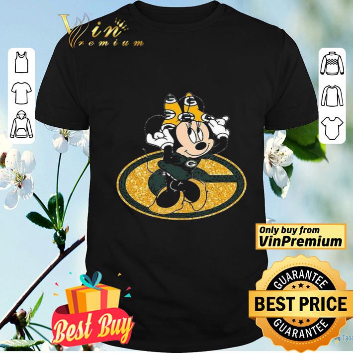 Minnie Mouse mashup Green Bay Packers Logo shirt
