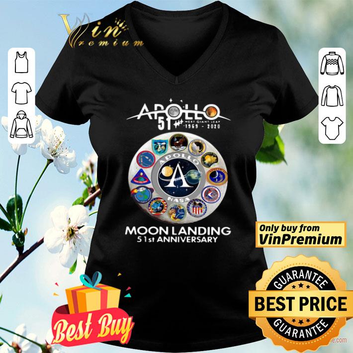 Apollo 1969 2020 Moon Landing 51 St Anniversary shirt