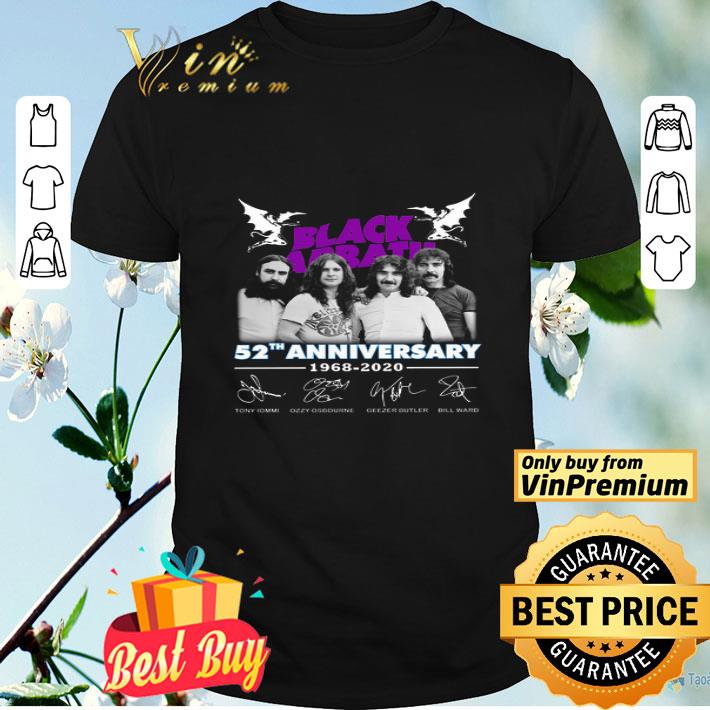 Black Sabbath 52Th Anniversary 1968 2020 Signature shirt