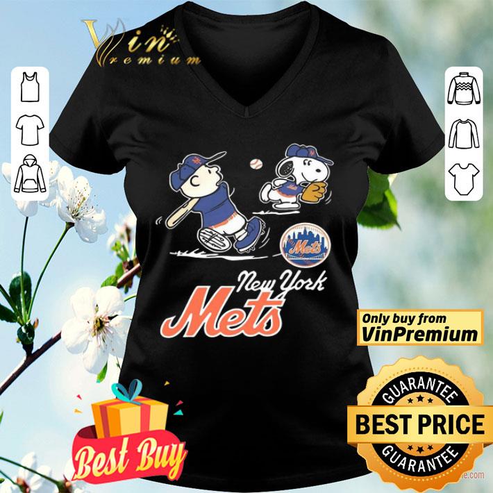 Charlie Brown And Snoopy play Baseball New York Mets shirt