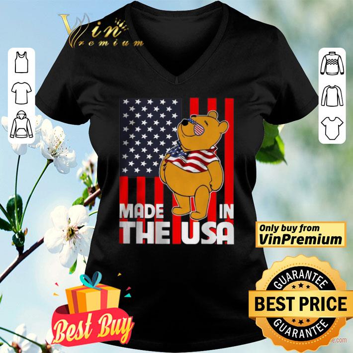 Pooh Made In The USA America Flag shirt