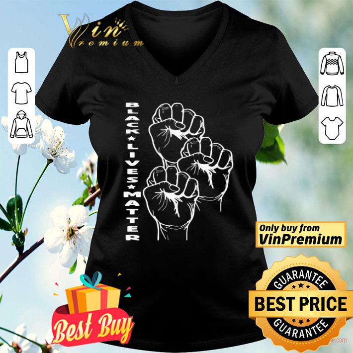 Black lives matter hand shirt