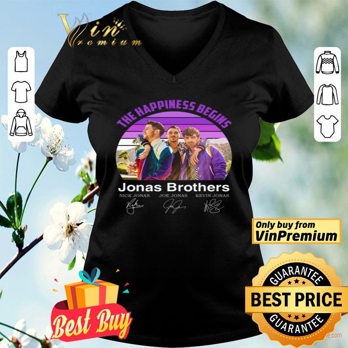 The Happiness Begins Jonas Brothers Signature shirt
