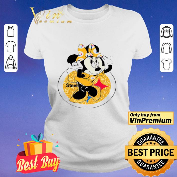 Disney Minnie Mouse Pittsburgh Steelers Football shirt