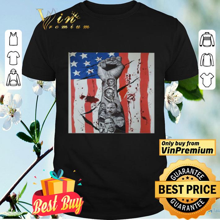 The Fist Martin Luther King Jr Hamlet Tubman Sojourner Truth Malcolm X shirt