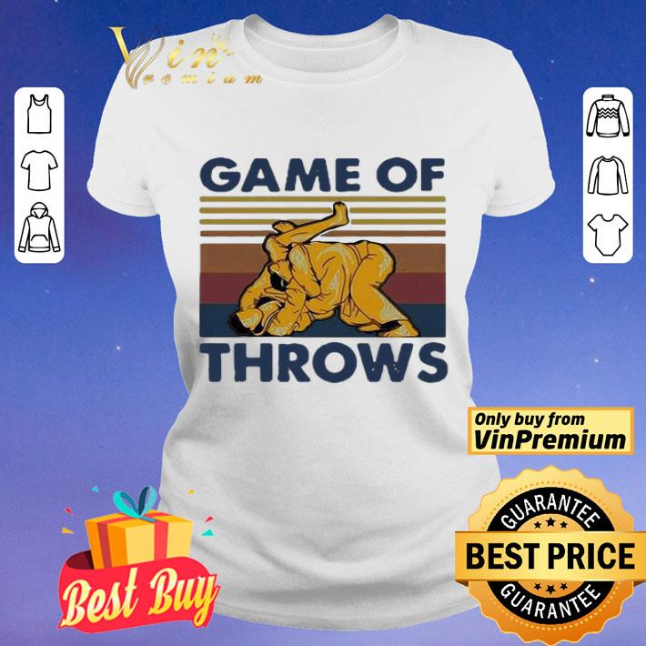 Vintage Jiu Jitsu Game Of Throws shirt