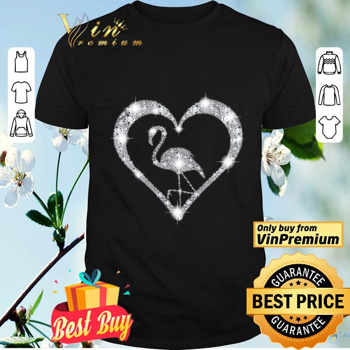 Heart Diamond Flamingo shirt