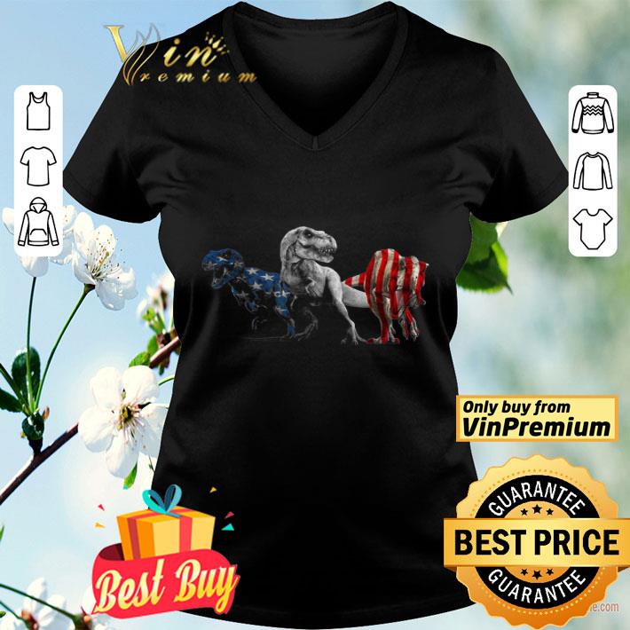 Dinosaurs American Flag Happy 4th Of July shirt