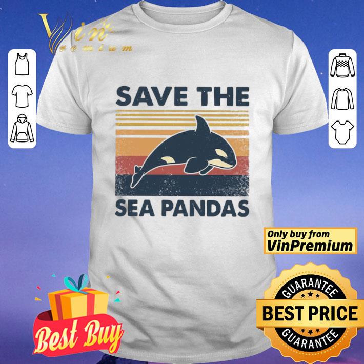 Dolphin Save the sea Pandas vintage shirt