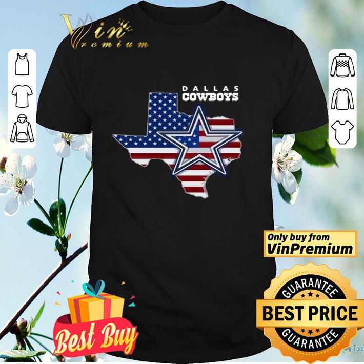 Dallas Cowboys American Map Flag shirt