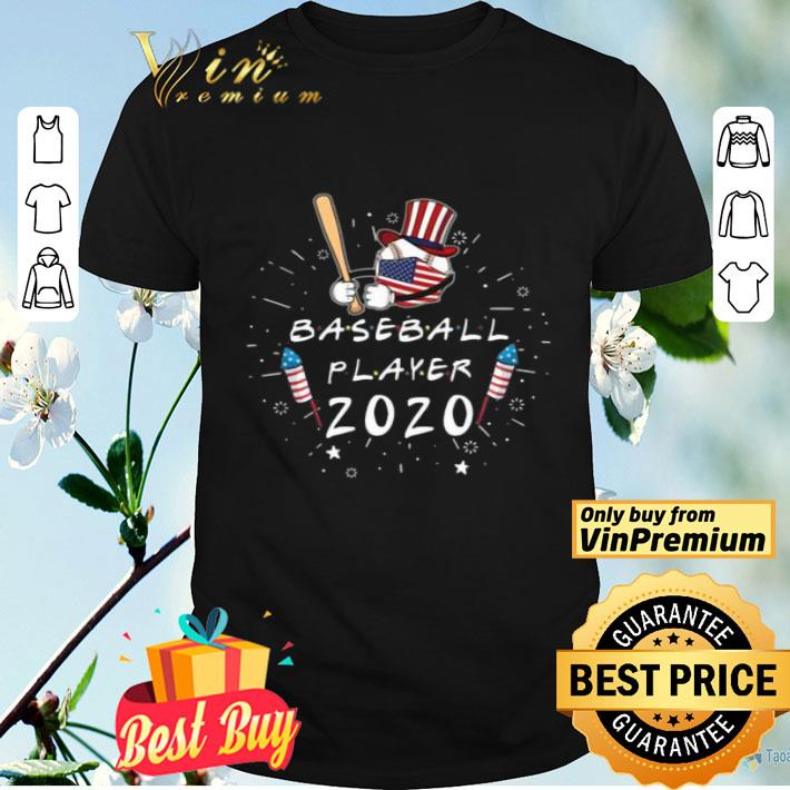 Happy Forth of July Day 2020 Baseball Player Quarantined shirt