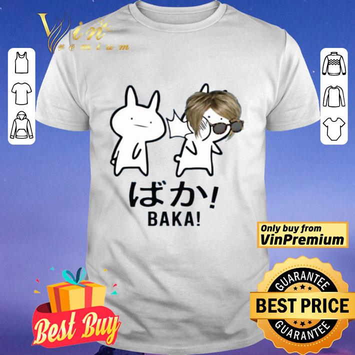 Baka Karen Rabbit Slap Anime Meme Snow-Flake American shirt