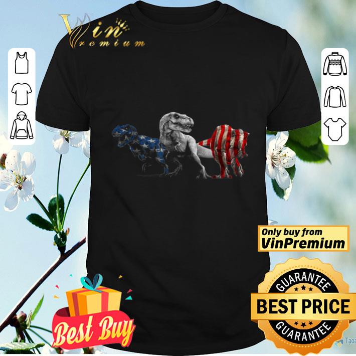 Dinosaurs American Flag Happy 4th Of July shirt