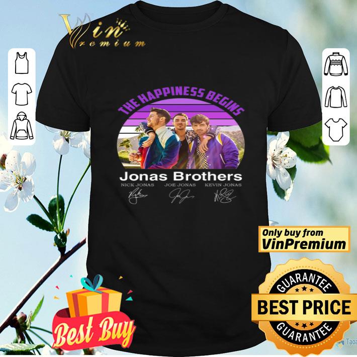 The Happiness Begins Jonas Brothers Signature shirt