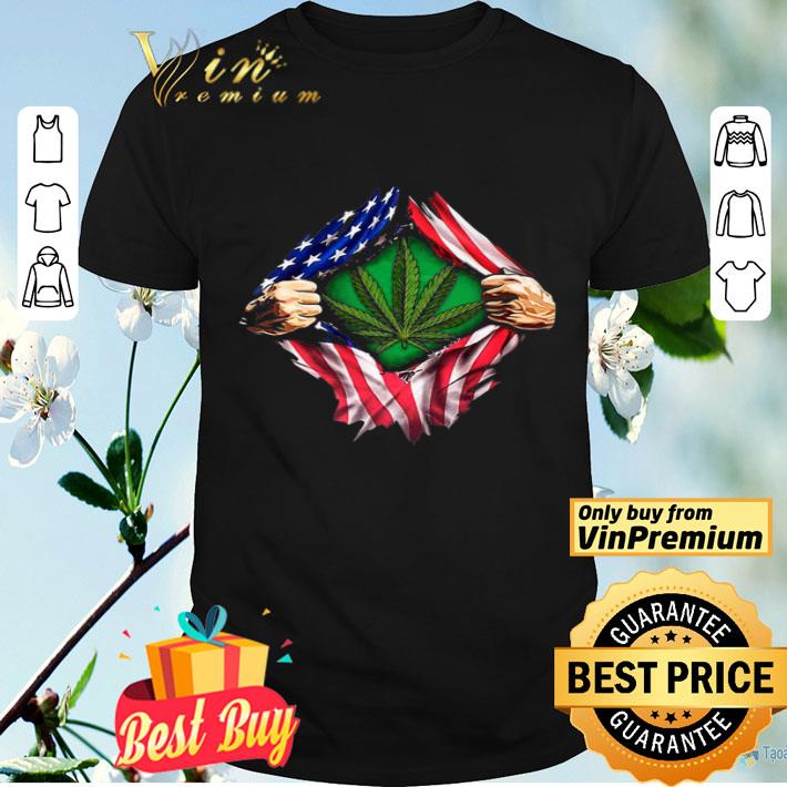 Weed American Flag shirt