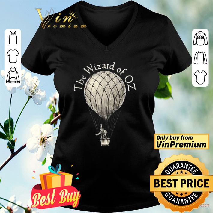 Vintage Wizard Of Oz Wizard Tshirt Art Retro Hot Air Balloon shirt