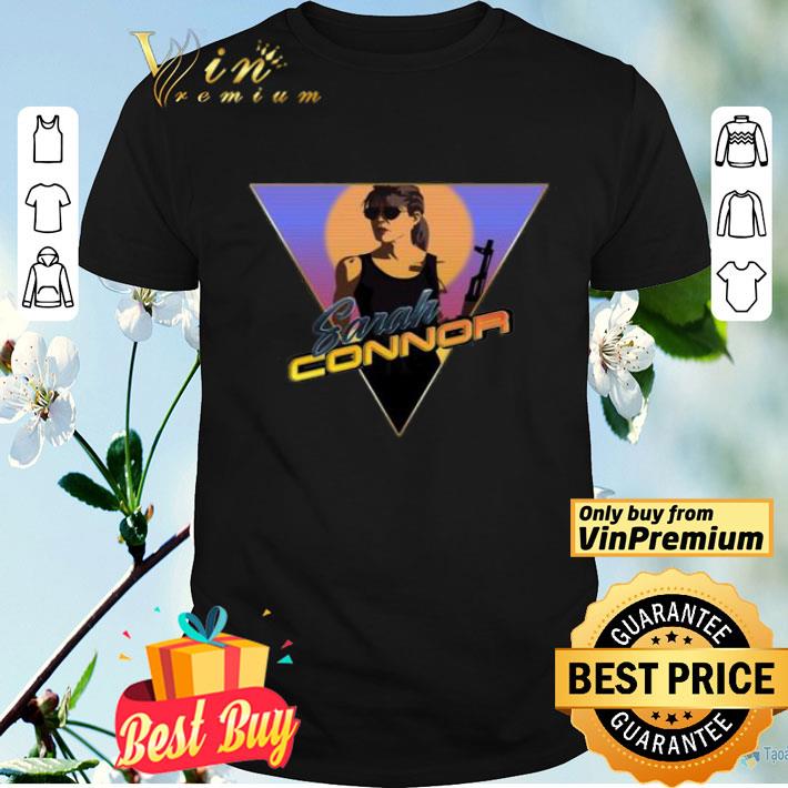 Sarah Connor Terminator Vaporwave shirt