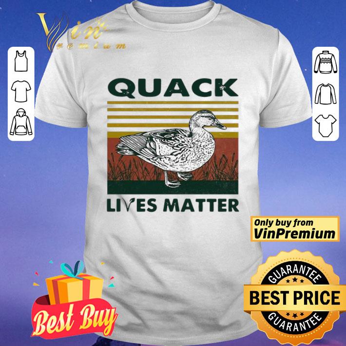 Quack Lives Matter Duck Vintage shirt