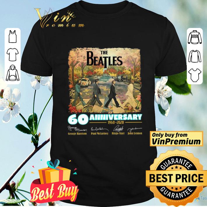 The Beatles 60 Anniversary 1960 2020 Signatures shirt