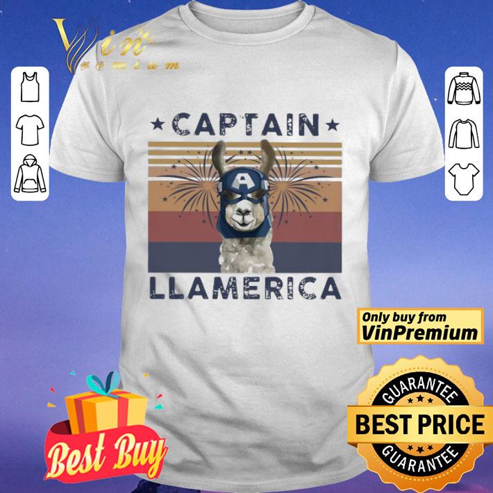 Captain America Llamerica vintage shirt