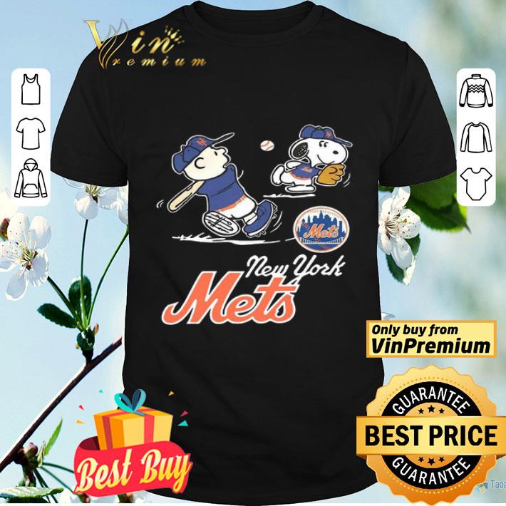 Charlie Brown And Snoopy play Baseball New York Mets shirt
