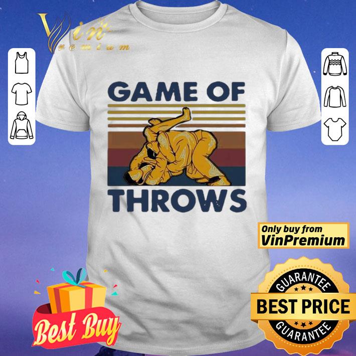 Vintage Jiu Jitsu Game Of Throws shirt