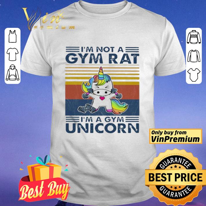 I’m not a GYM rat i’m a Gym Unicorn vintage shirt