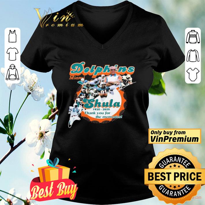 Miami Dolphins Don Shula 1930 2020 Thank You For The Memories shirt