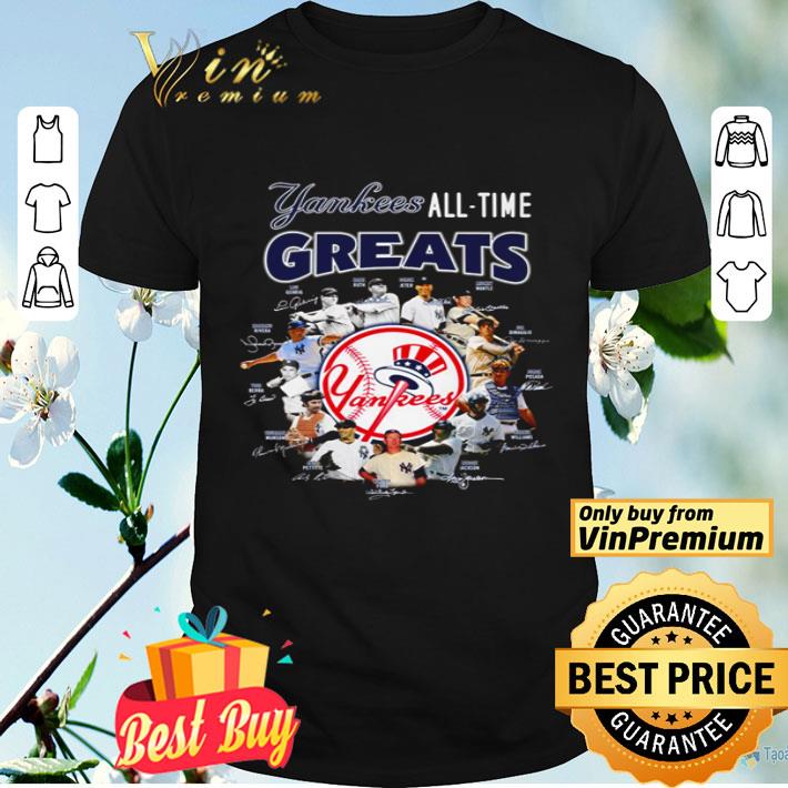 Yankees all-time greats signature shirt