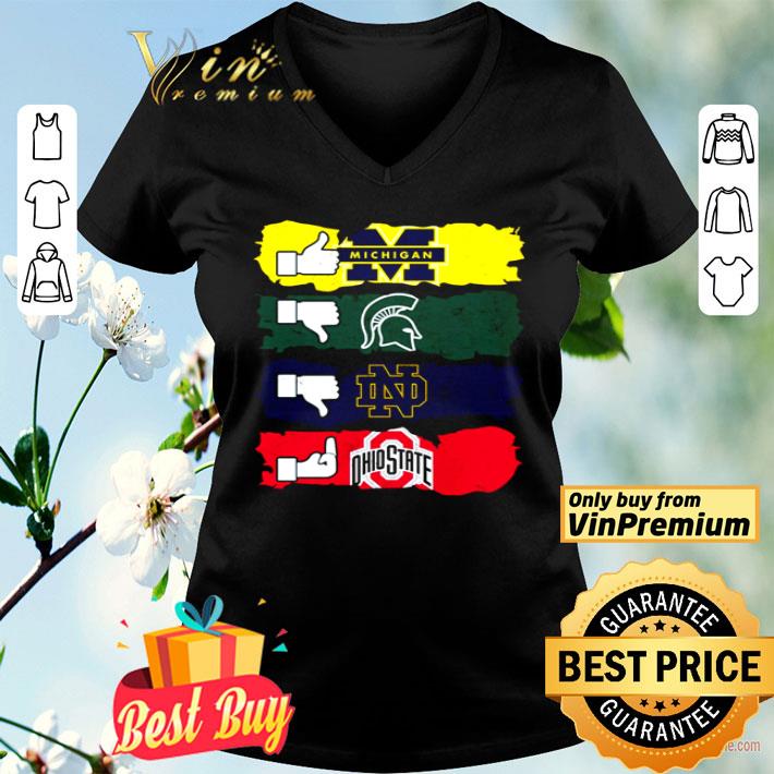 Like Michigan Wolverines Dislike Michigan State Spartans shirt