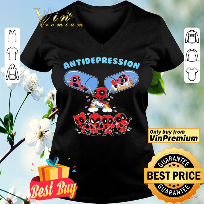Deadpool And Unicorn Antidepression shirt
