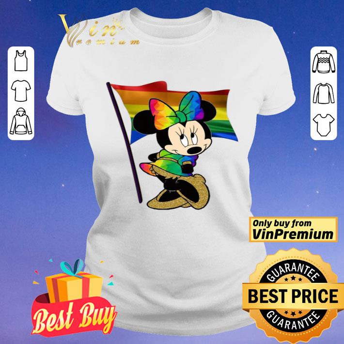 LGBT Minnie Mouse The Pride Flag shirt