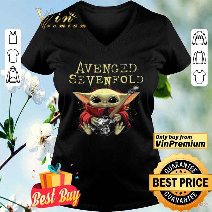 Baby Yoda Hug Guitar Avenged Sevenfold shirt