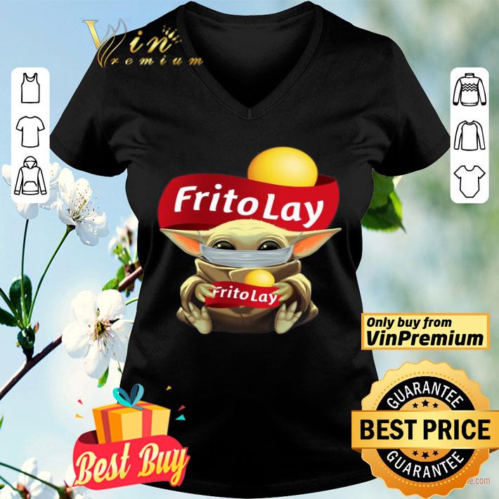 Baby Yoda Face Mask Hug Frito Lay shirt
