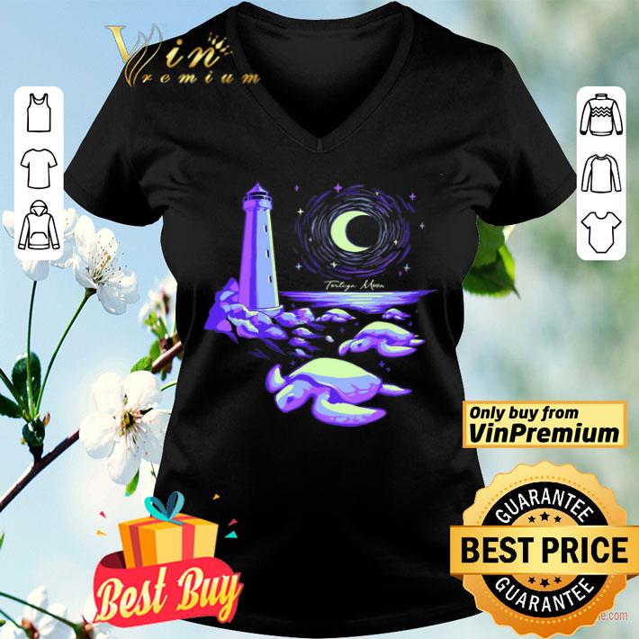 Purple Turtle Turtle Moon Lighthouse At Sea shirt