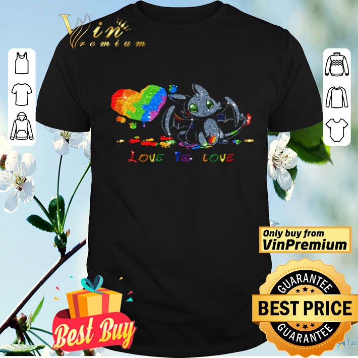 LGBT Night Fury diamonds love is love shirt