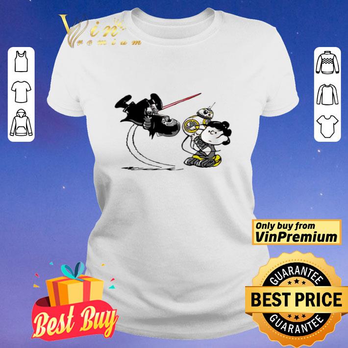 Kylo ren BB8 Peanuts Rey shirt